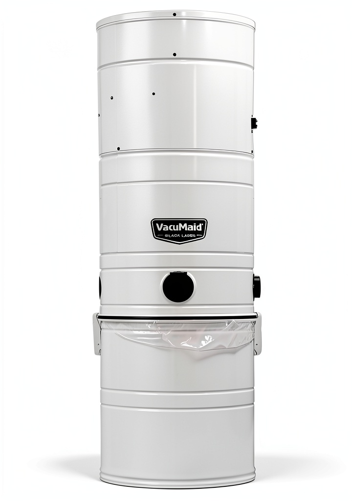 VacuMaid BL54 central vacuum system installed in a modern home