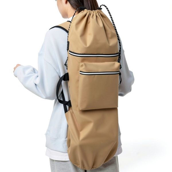 HUIOP Skateboard Bag Water Resistant Adjustable Straps-8