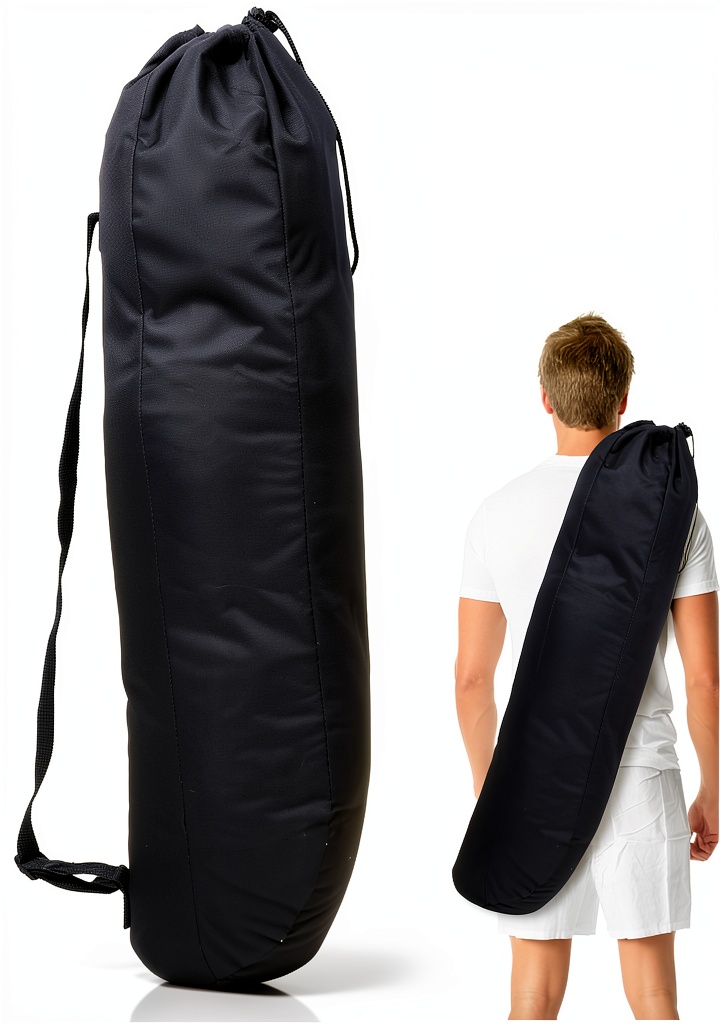 Frdhee Skateboard Bag showing adjustable strap and drawstring closure