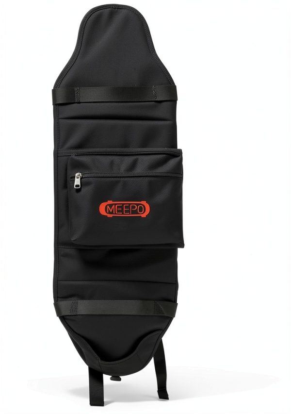 Meepo Long Skateboard Backpack Adjustable Straps Utility-0