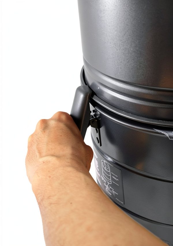 VacuMaid Central Vacuum Canister 525W Slate Grey-4