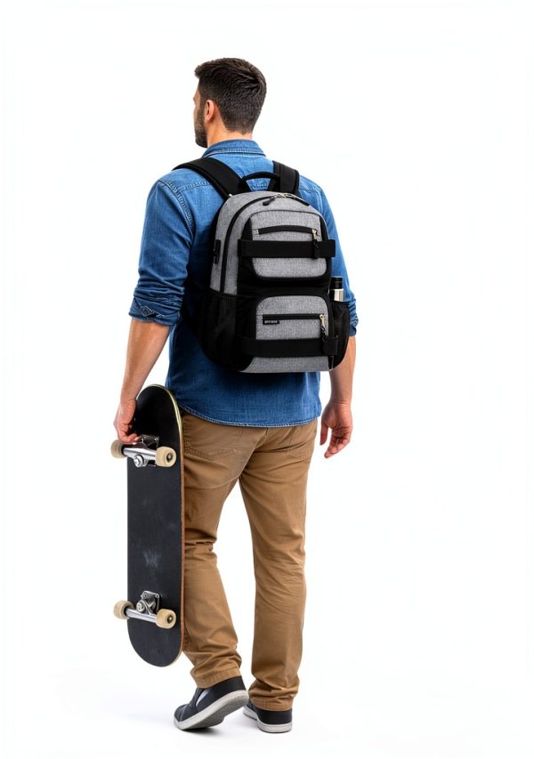 Eastsport Skateboarding Backpack Durable Polyester Travel-7