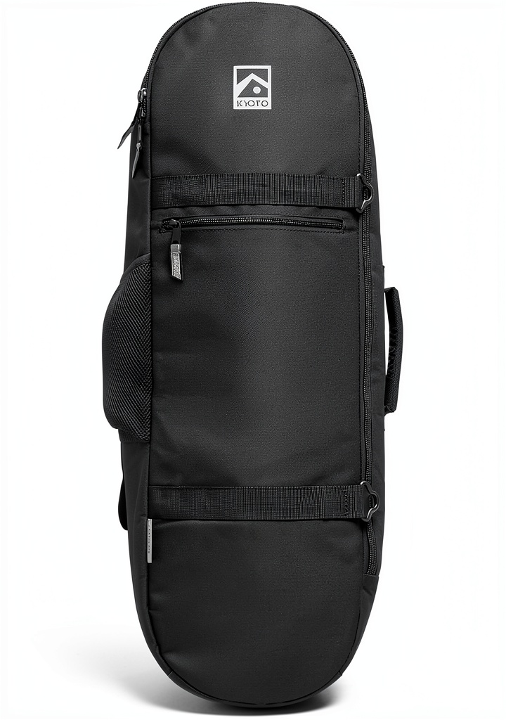 Kyoto Skateboard Bag showing ripstop material and compartments