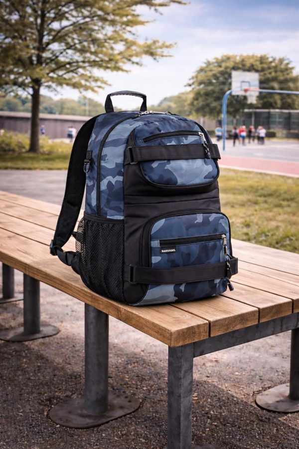 Eastsport Skateboard Backpack Polyester Adjustable Straps-6