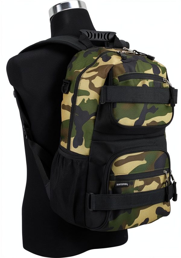 Eastsport Skateboard Backpack Polyester Adjustable Straps-5