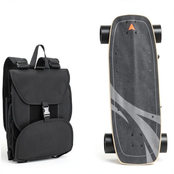 YIBEICO Skateboard Bag Adjustable Strap Durable Polyester-1