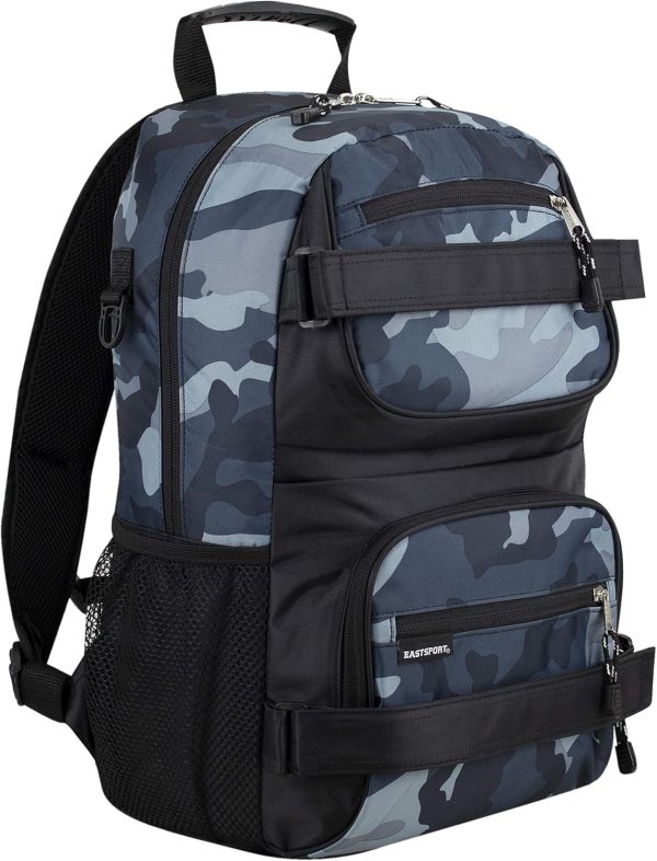 Eastsport Skateboard Backpack Polyester Adjustable Straps-0