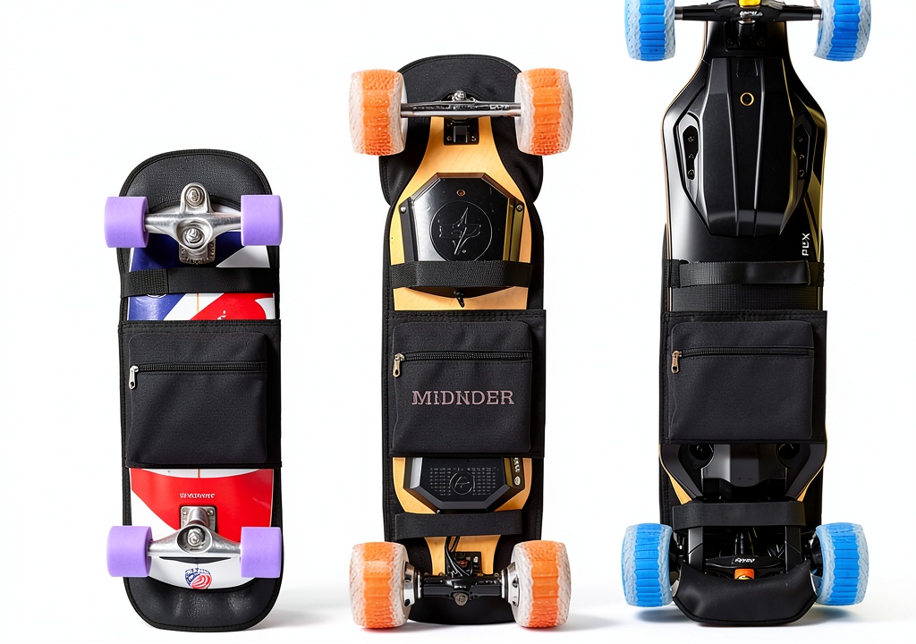 IWONDER Skateboard Bag being carried on a shoulder