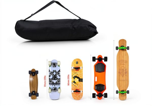 Frdhee Skateboard Bag Waterproof Oxford Cloth Adjustable-2